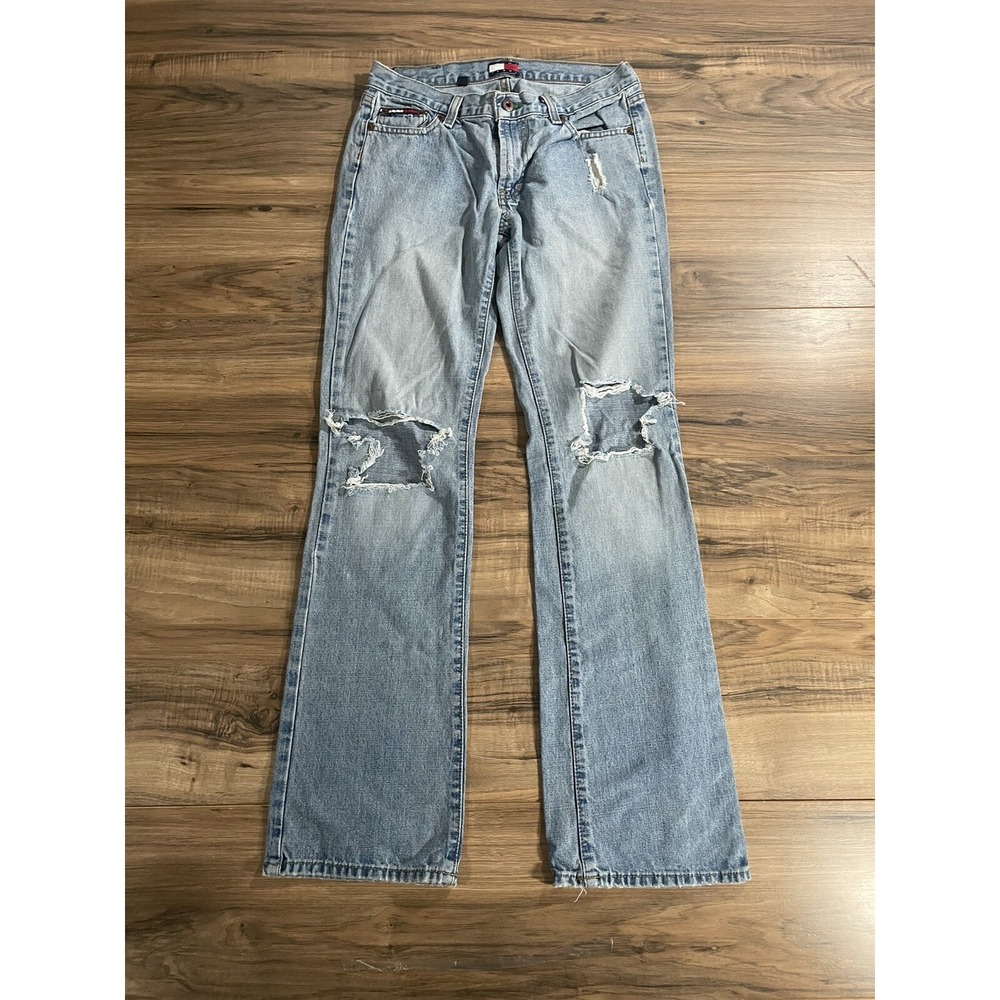Vintage‎ Tommy Womens Jeans Straight Fit Size 5 Ripped